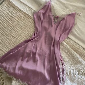 Lavender slip dress